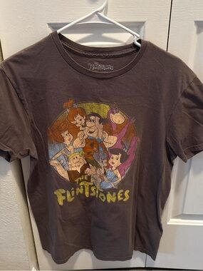 The Flintstones Short Sleeve Graphic Tee - Gray